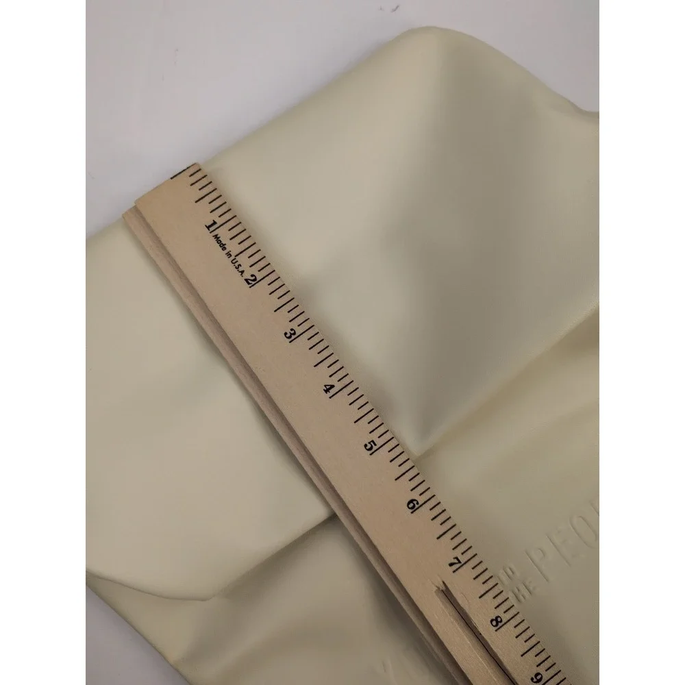 NWOT!😍Youth To The People Makeup Travel Bag Cosmetic Clutch Beige Expandable!